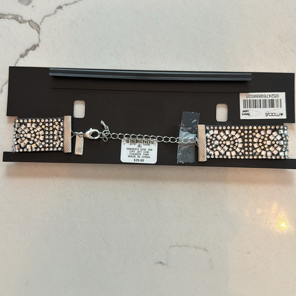 INC International Concept Rhinestone Chocker - Picture 2 of 3